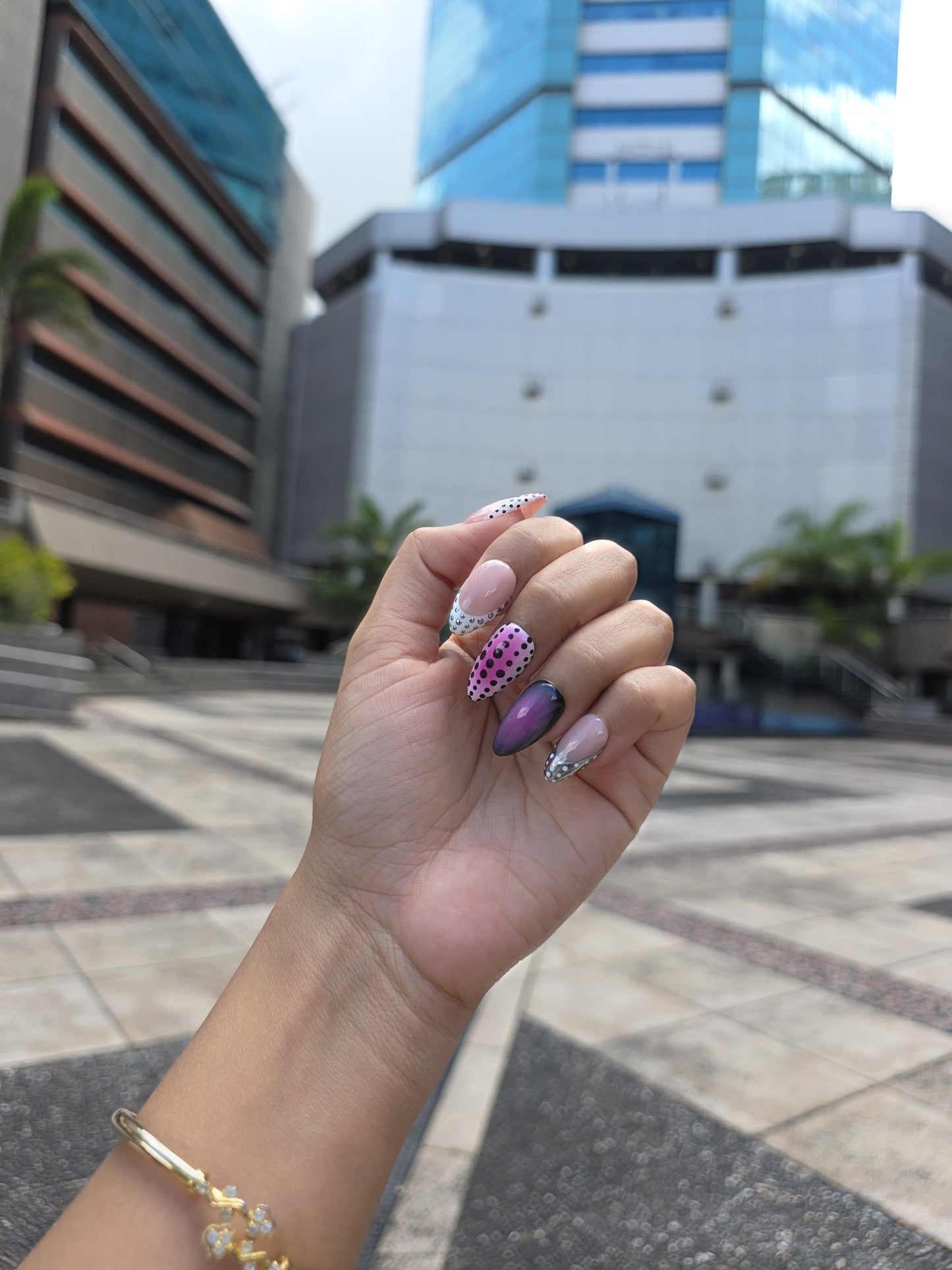 Purple Haze Press On Nails