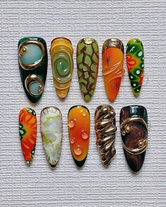 Wizard of Oz Press on Nails