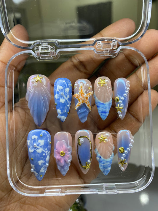 Under the Sea Press On Nails