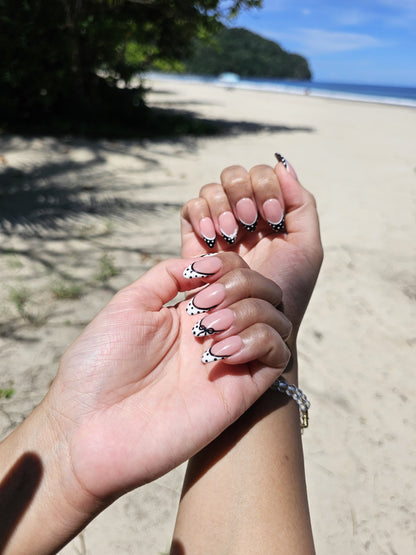 Tea Party Press On Nails