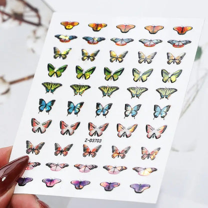 Holographic Butterfly Stickers