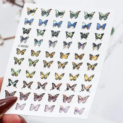 Holographic Butterfly Stickers